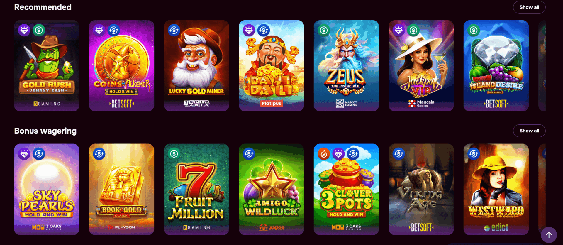 beste LuckyHills Casino speel nu banner